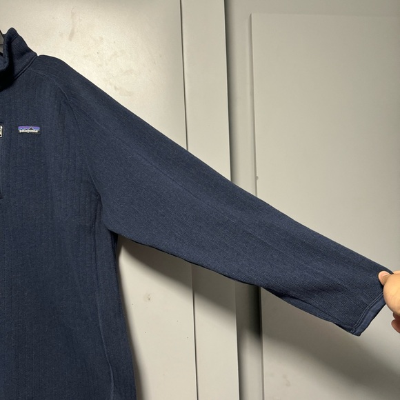 Patagonia Better Sweater Navy Rib-Knit Quarter-Zip Pullover XL - Men's - Picture 5 of 16